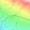 Mapa topográfico Ngebra, altitude, relevo