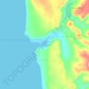 Mapa topográfico Taglawigan, altitude, relevo