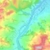 Mapa topográfico Carmiano, altitude, relevo
