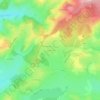 Mapa topográfico Le Grand Fussy, altitude, relevo