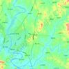 Mapa topográfico Xinghua, altitude, relevo