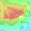 Mapa topográfico Smoky Point, altitude, relevo