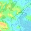 Mapa topográfico Watersfield, altitude, relevo
