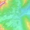 Mapa topográfico Ruthière, altitude, relevo