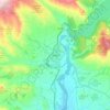Mapa topográfico Tremp, altitude, relevo
