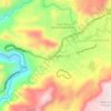 Mapa topográfico La Concepcion, altitude, relevo