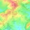 Mapa topográfico La Perrière, altitude, relevo