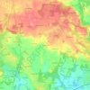 Mapa topográfico Mané Bras, altitude, relevo