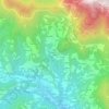 Mapa topográfico Laisse, altitude, relevo
