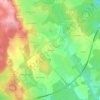 Mapa topográfico La Vialle, altitude, relevo
