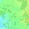 Mapa topográfico La Barre, altitude, relevo