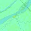 Mapa topográfico Porto Esperança, altitude, relevo