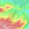 Mapa topográfico La Vente, altitude, relevo