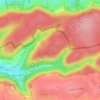 Mapa topográfico Lemont, altitude, relevo