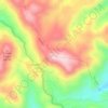Mapa topográfico Cerro de la Mola, altitude, relevo