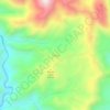 Mapa topográfico Tiblac, altitude, relevo