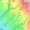 Mapa topográfico Belfond, altitude, relevo