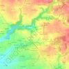 Mapa topográfico Loganou, altitude, relevo