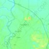 Mapa topográfico Santa Marcela, altitude, relevo