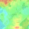 Mapa topográfico Reichau, altitude, relevo