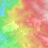 Mapa topográfico Le Lac Bas, altitude, relevo