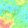 Mapa topográfico Ballyhaise, altitude, relevo