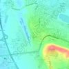 Mapa topográfico Gunung Malang, altitude, relevo