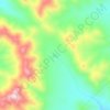 Mapa topográfico Zardak, altitude, relevo