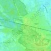 Mapa topográfico Vijf Eiken, altitude, relevo