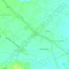 Mapa topográfico Vellavedu, altitude, relevo