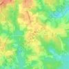 Mapa topográfico Concord, altitude, relevo