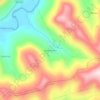 Mapa topográfico Canto Chuchu, altitude, relevo
