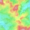 Mapa topográfico Chatenet, altitude, relevo