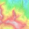 Mapa topográfico Pène Médaa, altitude, relevo