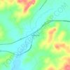 Mapa topográfico Meckering, altitude, relevo