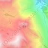 Mapa topográfico Sex de Marinda, altitude, relevo