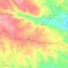 Mapa topográfico Angara, altitude, relevo