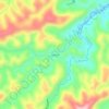 Mapa topográfico Sardoal, altitude, relevo