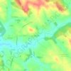 Mapa topográfico Lamothe d'Allès, altitude, relevo
