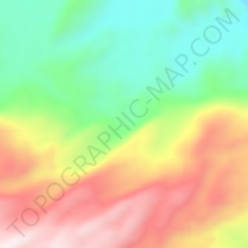 Mapa topográfico Buruway, altitude, relevo