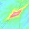 Mapa topográfico Bukit Melati, altitude, relevo