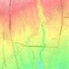 Mapa topográfico Kemenuh, altitude, relevo