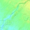 Mapa topográfico Valle, altitude, relevo