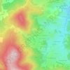 Mapa topográfico Les Jacquets, altitude, relevo