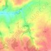 Mapa topográfico Lanleya, altitude, relevo