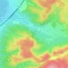 Mapa topográfico Cabrière, altitude, relevo