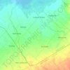 Mapa topográfico Lutayan, altitude, relevo