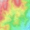 Mapa topográfico Le Grand Pré, altitude, relevo