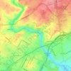 Mapa topográfico Kentmere, altitude, relevo