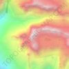 Mapa topográfico Pitusiray, altitude, relevo